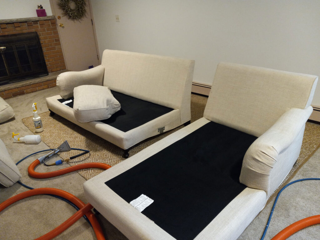 Upholstery Cleaning Sectional Sofa After, Minneapolis MN 202