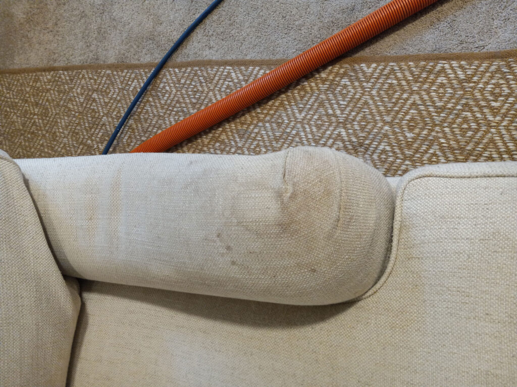 Upholstery Cleaning Sectional Sofa Before, Minneapolis MN 202