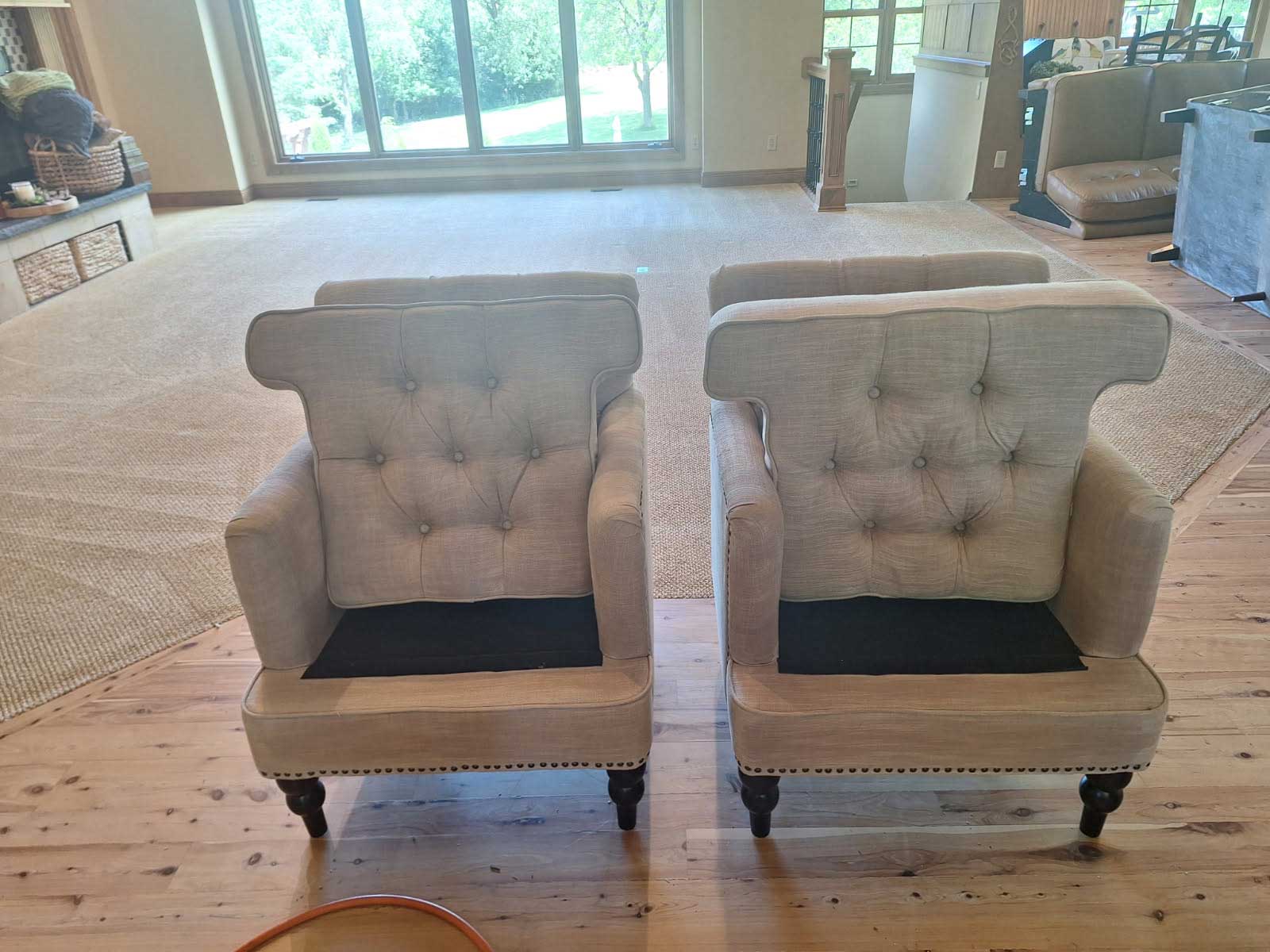 upholstery cleaning twin cities area, after